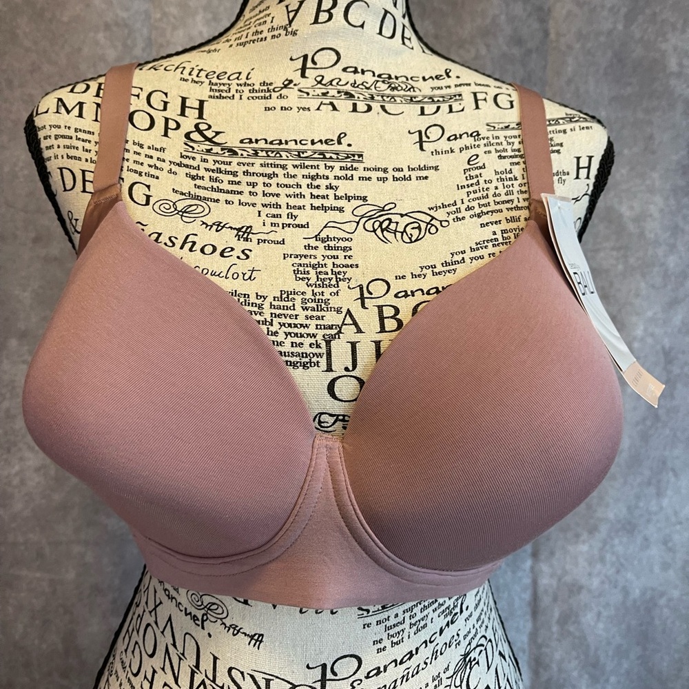 Bali Soft Comfort Wirefree T-Shirt Seamless Bra 40D